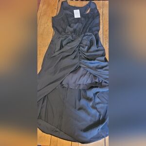 BNWT Pretty Garden Black Sleeveless Draped Women’s Dress